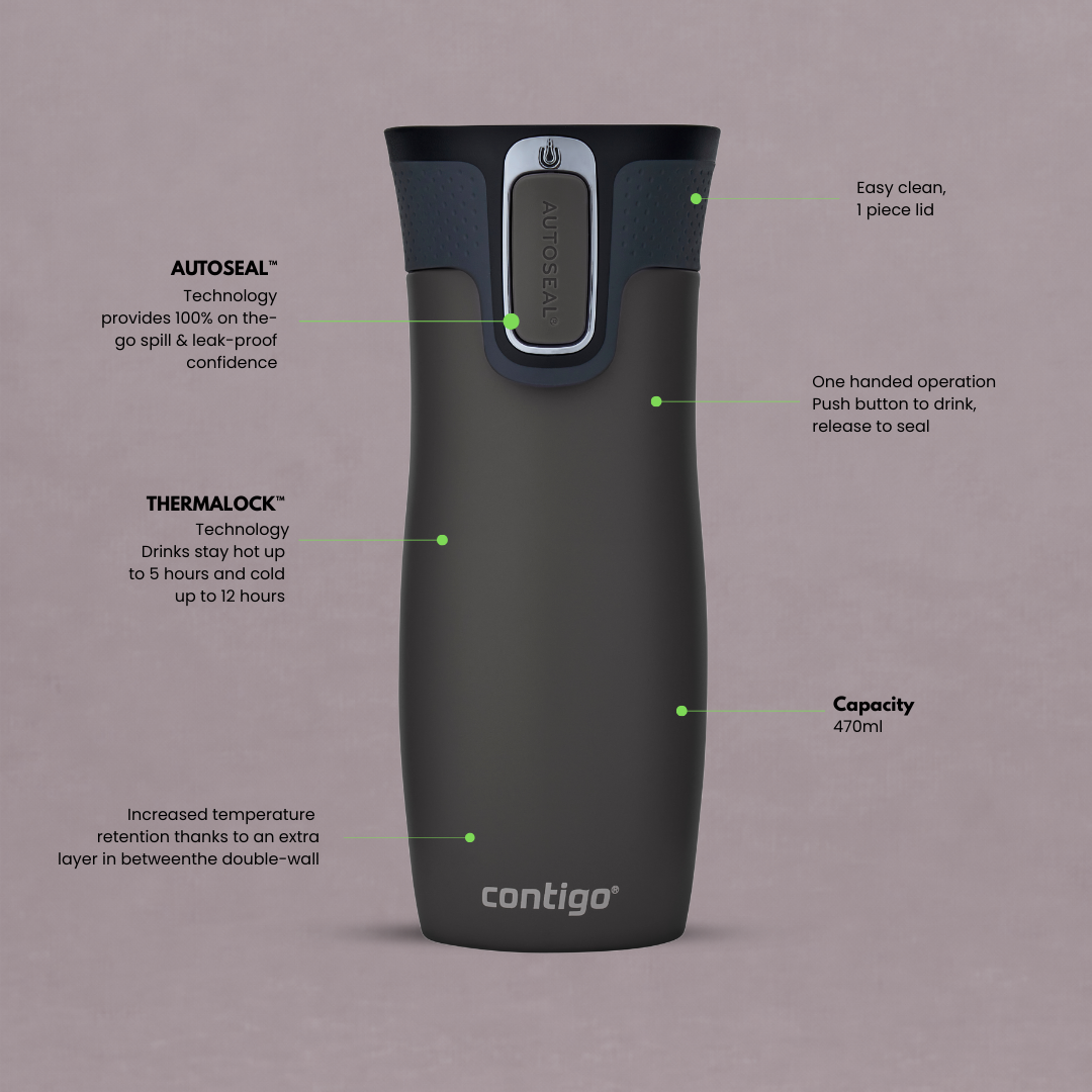 West Loop Autoseal™ - 460ml - Gunmetal