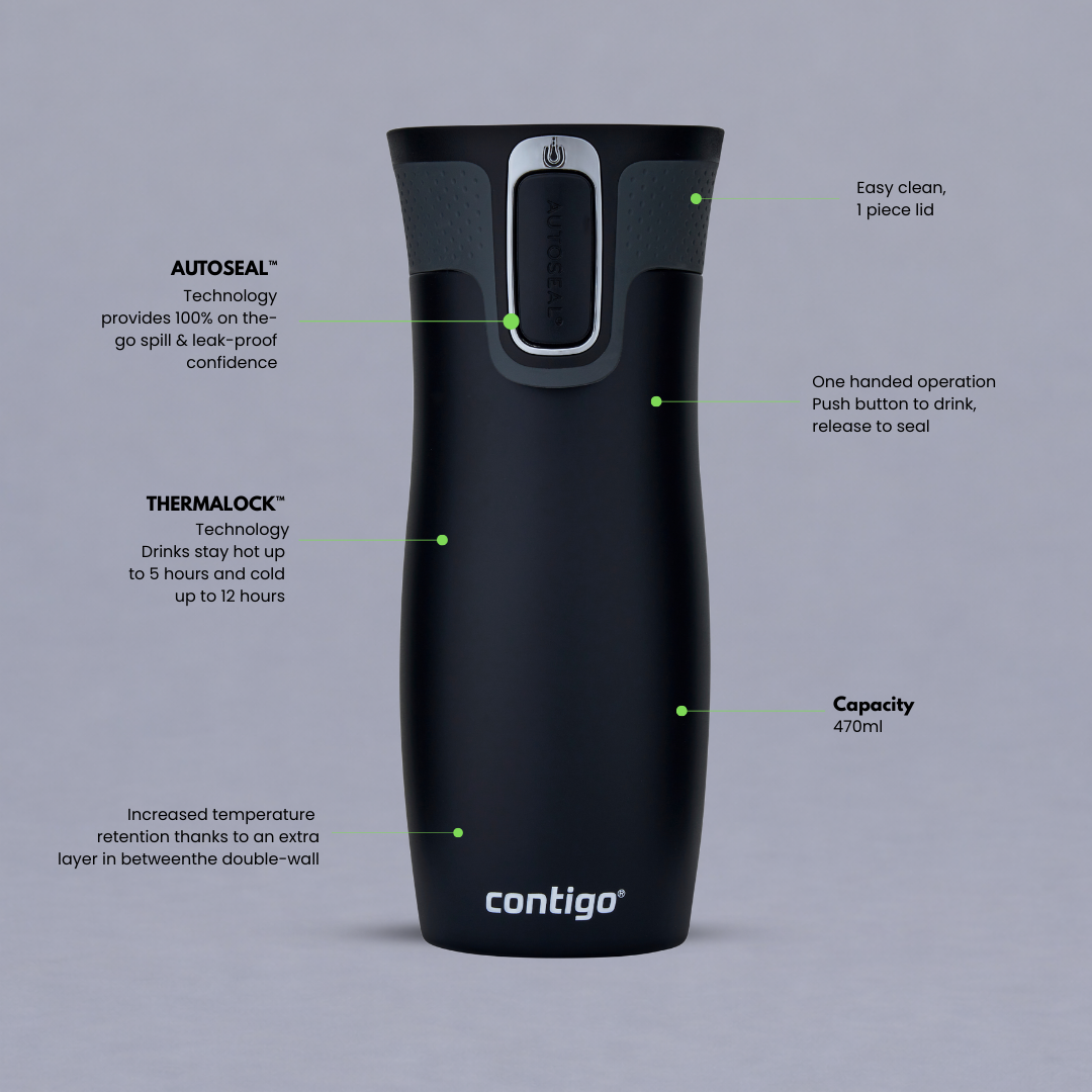 West Loop Autoseal™  - 460ml -  Matte Black