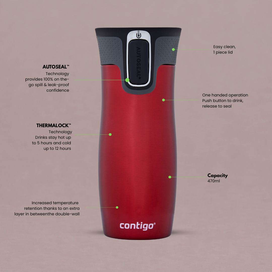 West Loop Autoseal™ - 460ml - Red