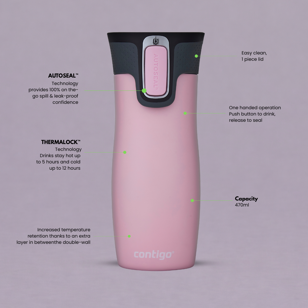 West Loop Autoseal™ - 460ml - Millenial Pink