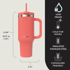 Thermalock Tumbler - 1200ml - Coral