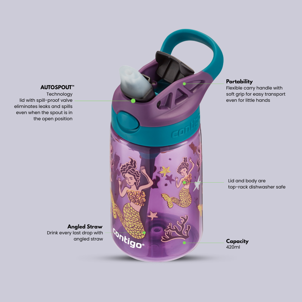 Easy-Clean Autospout™ - 420ml - Purple Mermaids